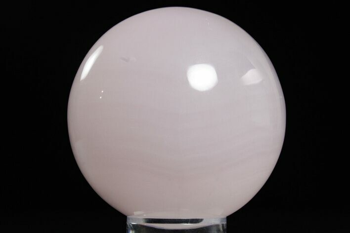 Polished Pink Manganoan (Mangano) Calcite Sphere - Fluorescent! #350164